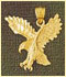 14k gold eagle charms