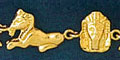 14k gold egyptian bracelet