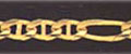 14k gold ficonucci figaro chain
