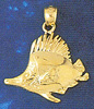 14k gold fish charms