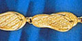 14k gold flip flop bracelet