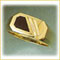 14k gold mens onyx ring