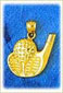14k gold golf charms
