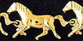 14k gold horse bracelet