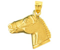 14k gold horse charms