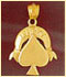 14k gold gaming irish charm
