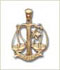 14k gold libra zodiac jewelry