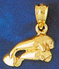 14k gold manatee charms