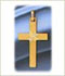 14k gold cross charm pendants