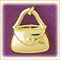 14k gold puffed charms
