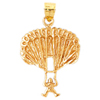 14k gold skydiving charms