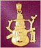 14k gold snowman jewelry