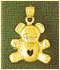 14k gold teddy bear charms