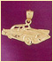 14k gold transportation charms