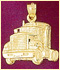 14k gold truck charm