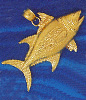 14k gold tuna charms