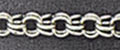 14k white gold charm bracelet
