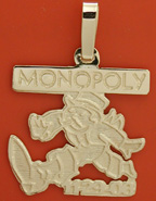 14k gold monopoly charm