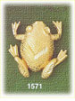 14k gold toad charm