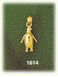 14K Gold Antarctic Penguin Charm