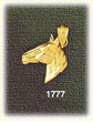14K Gold Stallion Horse Head Charm