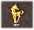 14k gold pony charm