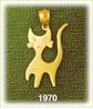 artistic cat charm