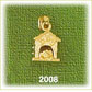 14k gold 3d dog in dog house charm
