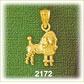 corded poodle charm