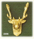 14K Gold Male Deer Charm