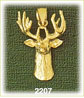 14K Gold Deer Charm
