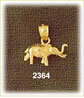 3d baby elephant charm