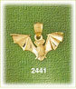 14K Gold Bat Charm