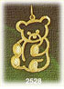 14k gold koala teddy bear charm