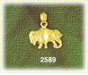 14K Gold Prairie Cow Charm