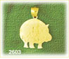 cartoon hippopotamus charm