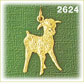 14K Gold Lamb Charm