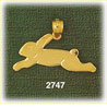 cotton tail bunny rabbit charm