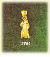 14K Gold Beaver Charm