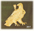14K Gold Instinctive Eagle Charm