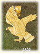 14K Gold Eagle In Flight Charm