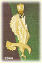 14K Gold Eagle Swooping Charm
