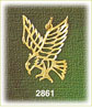 eagle cutout charm