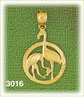 two flamingos bird charm