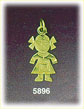 14K Gold Baby Girl Charm