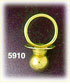 14K Gold Pacifier Charm 3D