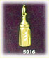 14K Gold Baby Bottle Charm