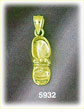 14K Gold 3 Dimensional Baby Shoe Charm