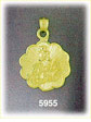 14K Gold Baby Girl Medallion