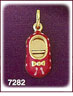 14Kt Gold Pink Enamel Baby Shoe Charm